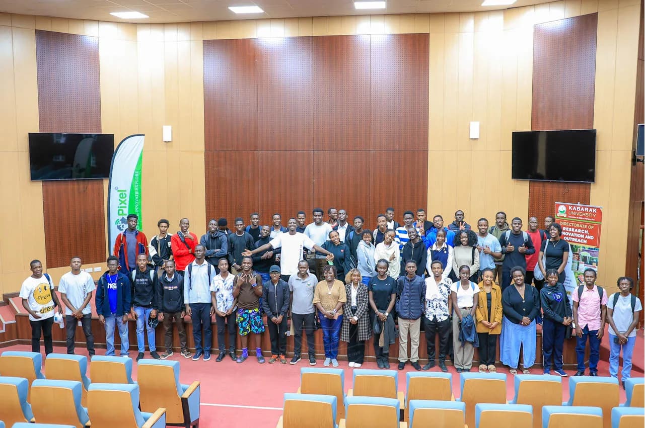 Hackfest 1.0 participants at Kabarak University