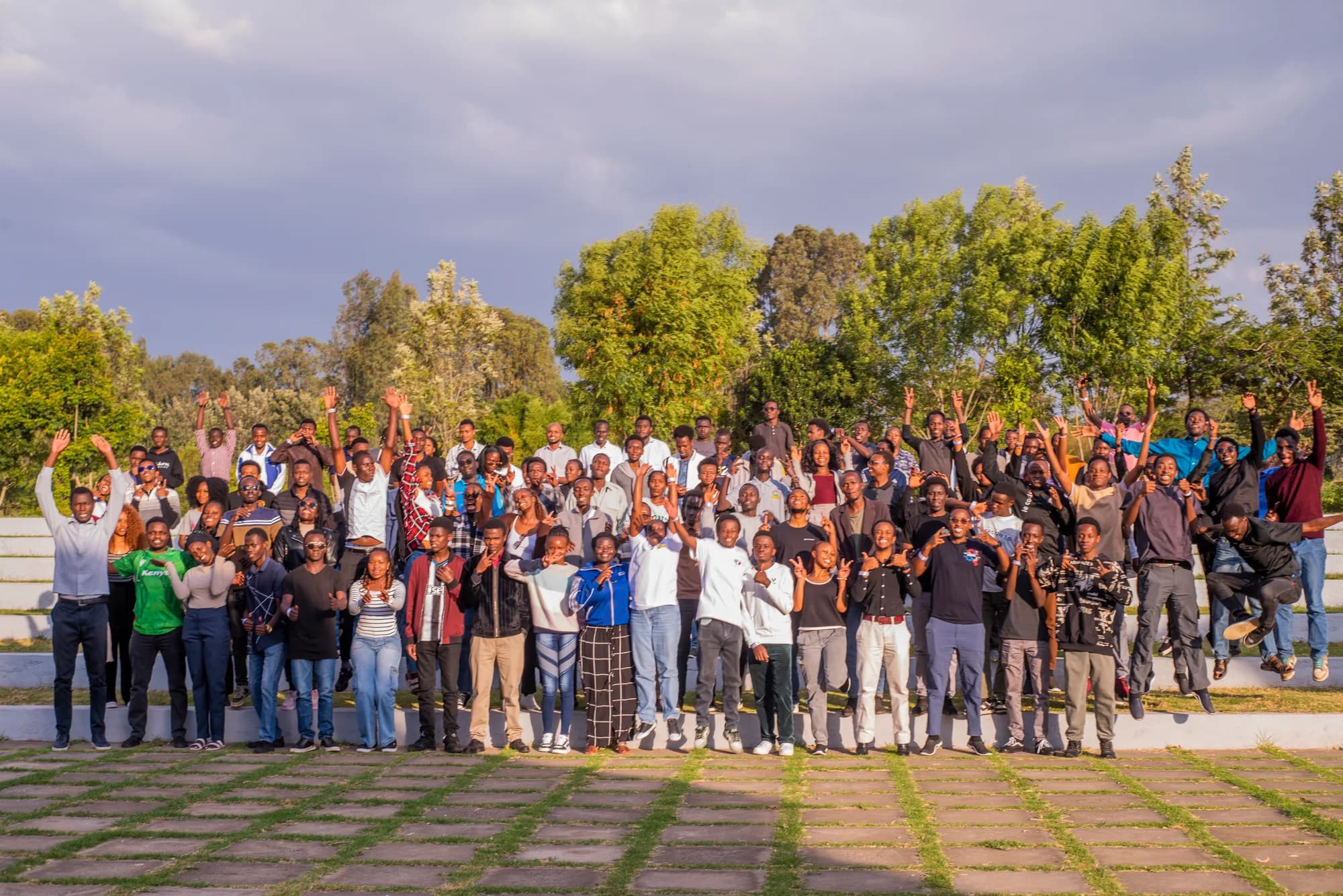 Hackfest 3.0 participants building projects in Nakuru City
